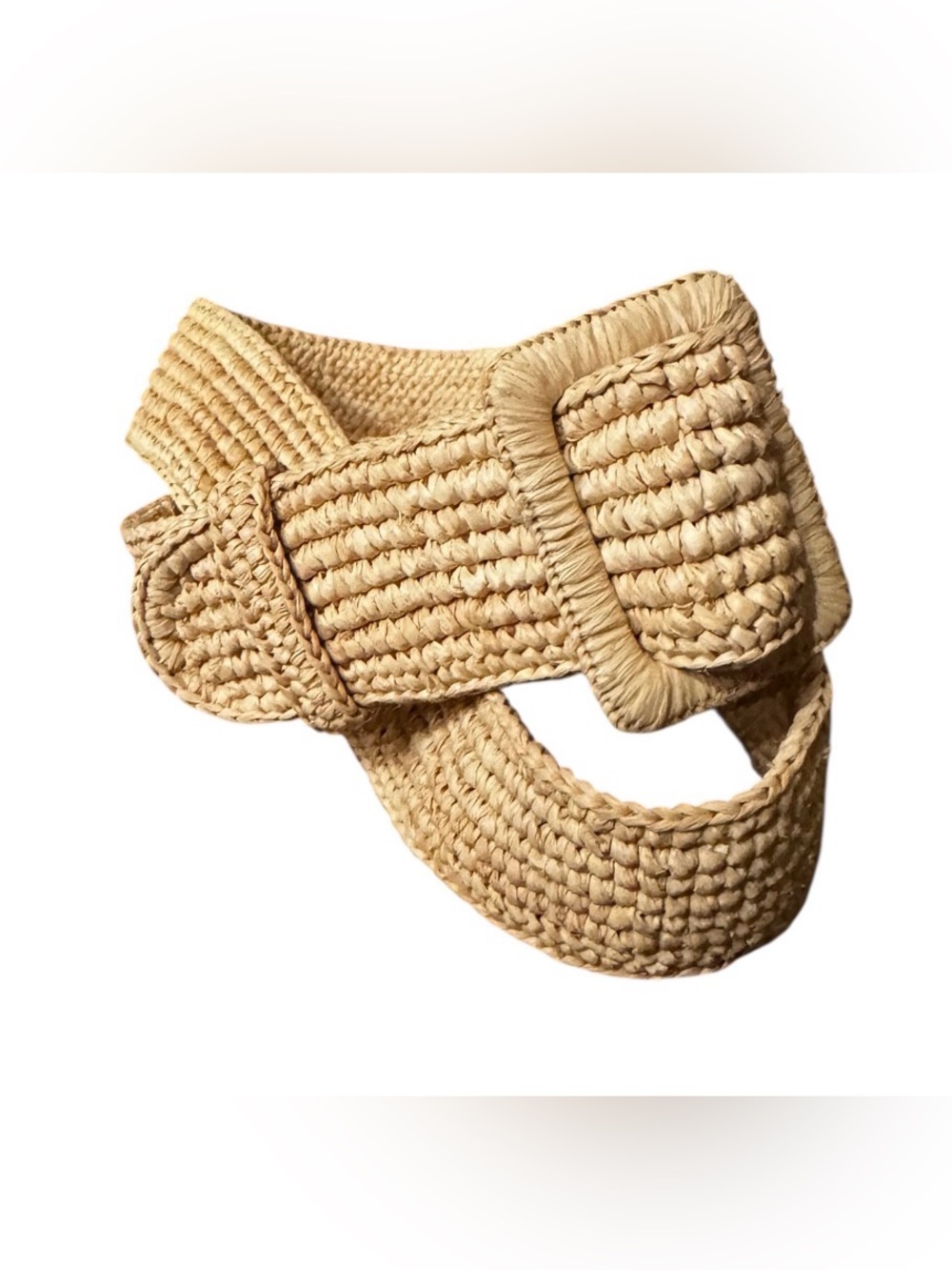 Manebi Woven Belt One Size Boutique Natural Fibers